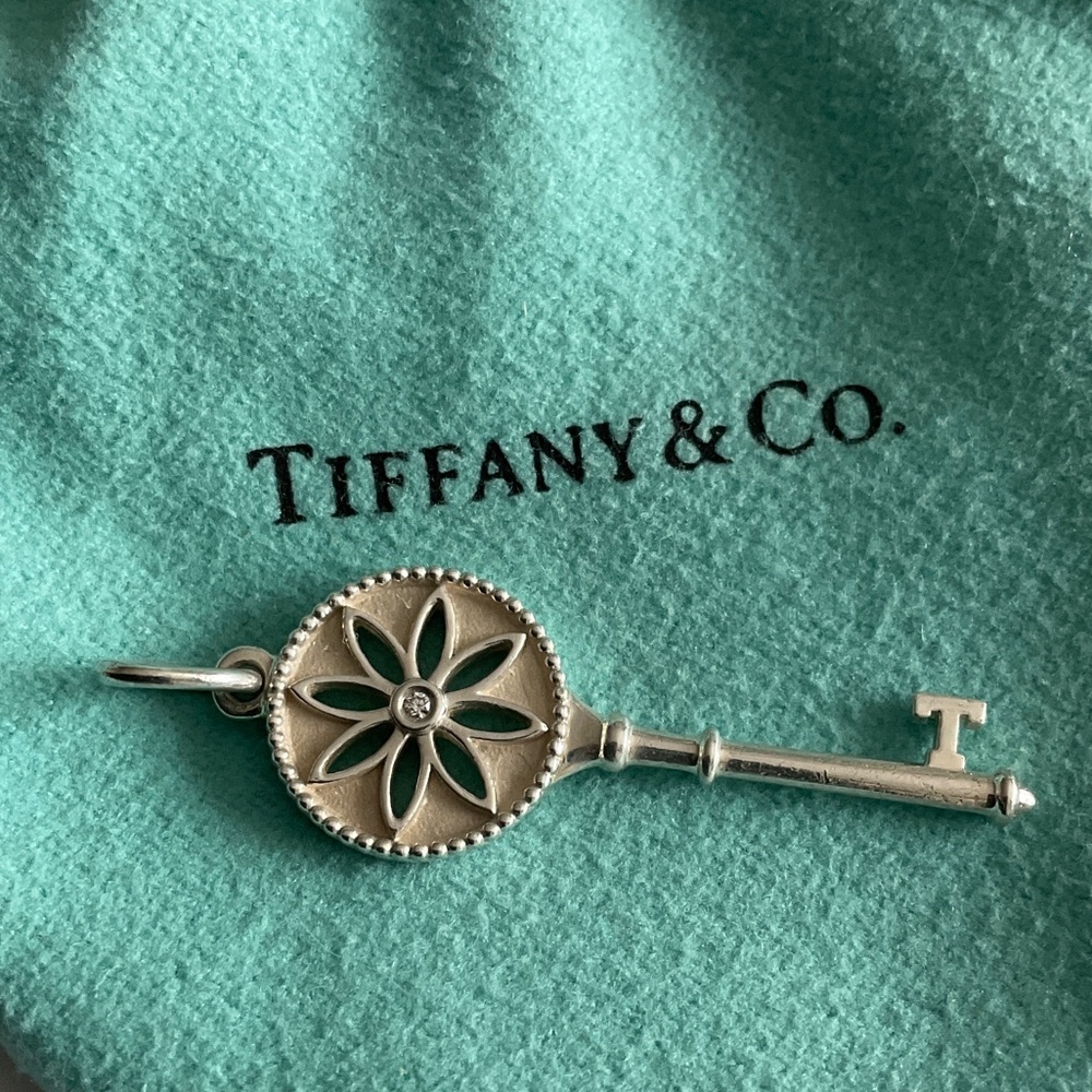 Tiffany & Co. Silver Key Necklace